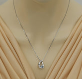 Sterling Silver Aquamarine Pendant